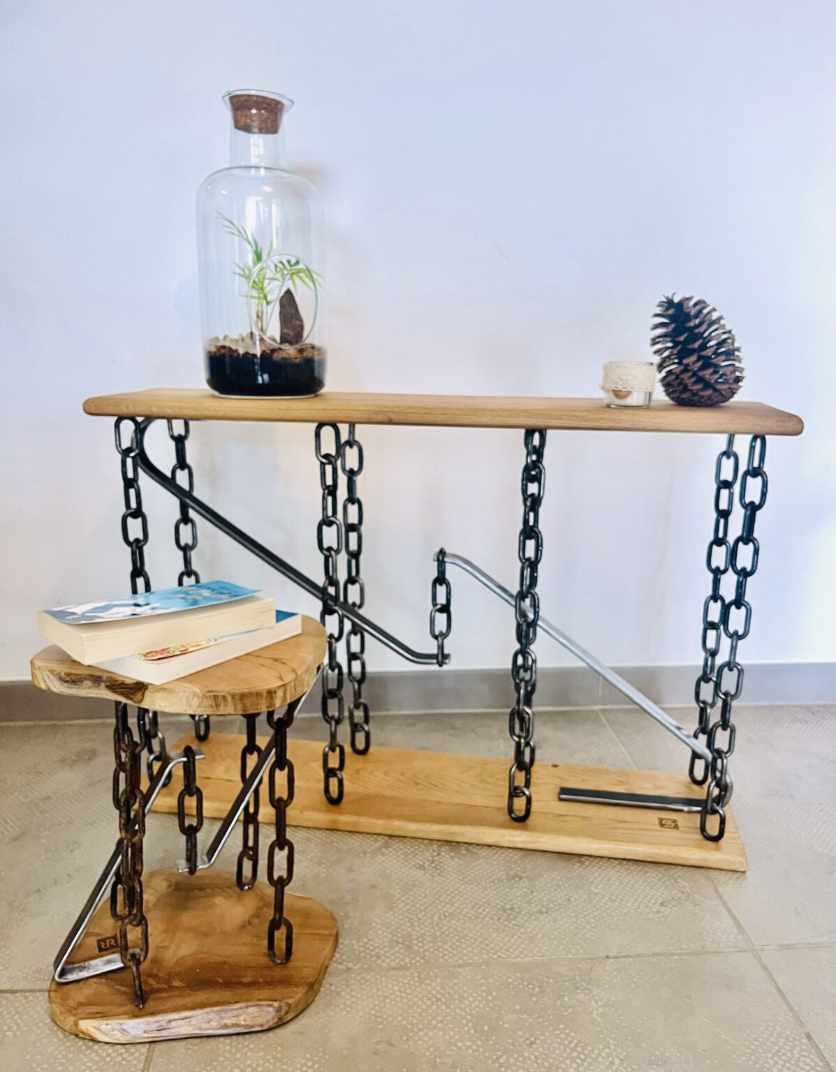 RR Meubles et déco, création de meuble et de décoration artisanaux avec des matériaux recyclés ou recyclables